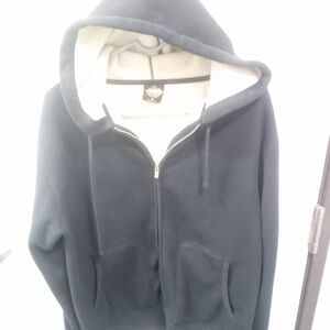 TC Men's Dark Blue Zip-Up Sweater